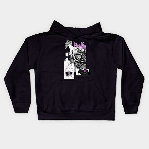 Dorohedoro ''OBSTACLES'' V2 Manga Anime Kids Hoodie by riventis66